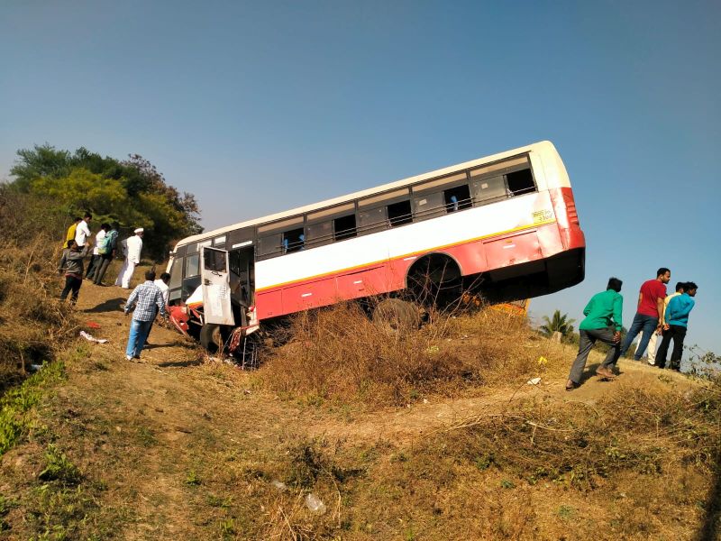 Latur ST Bus Accident 