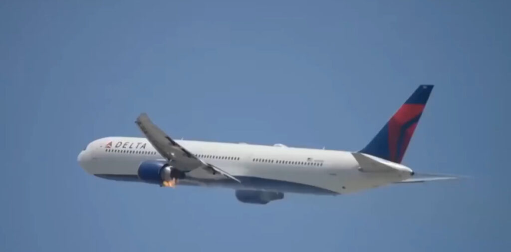 Delta Air Lines Fire
