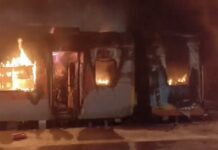 टाटा एर्नाकुलम एक्सप्रेसला आग, एकाचा मृत्यू