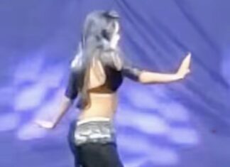 छत्रपती शिवरायांचा पुतळा झाकला आणि केला अश्लील डान्स