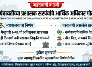 प्रशासक म्हणून नियुक्त सरपंचांचे ‘पॉवर’ कट; आर्थिक अधिकारांवर गदा