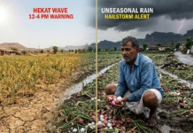 महाराष्ट्र हवामान अपडेट: राज्यावर दुहेरी संकट! एका बाजूला उष्णतेची लाट तर दुसरीकडे गारपीटीसह अवकाळीचा तडाखा