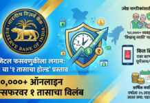डिजिटल फसवणुकीला लगाम: RBI कडून ‘१ तासाचा होल्ड’ नियम प्रस्तावित