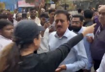 वरळीत भाजपच्या जनआक्रोश मोर्चामुळे प्रवाशांची कोंडी; संतापलेल्या आईने मंत्र्यांना आणि पोलिसांना झापलं