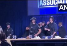 वॉशिंग्टन हादरले! व्हाईट हाऊस कॉरेस्पोंडेंट्स डिनरमध्ये गोळीबार; राष्ट्राध्यक्ष डोनाल्ड ट्रम्प सुरक्षित