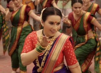 अमृता फडणवीसांचा नवा धमाका! महाराष्ट्र दिनी प्रदर्शित केलं ‘नमन तुला’ गाणं; लूकचीही तुफान चर्चा!
