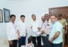ग्रंथालय कर्मचाऱ्यांच्या प्रलंबित मागण्यांसाठी उच्च व तंत्रशिक्षण मंत्री चंद्रकांत पाटील यांची भेट