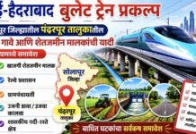 मुंबई-हैदराबाद बुलेट ट्रेन: सोलापूर जिल्ह्यातील ‘या’ तालुक्यातील बाधित गावे आणि शेतजमीन मालकांची यादी