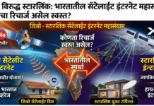जिओ विरुद्ध स्टारलिंक: भारतात सॅटेलाइट इंटरनेटची महामुकाबला; कोणाचा रिचार्ज असेल स्वस्त?